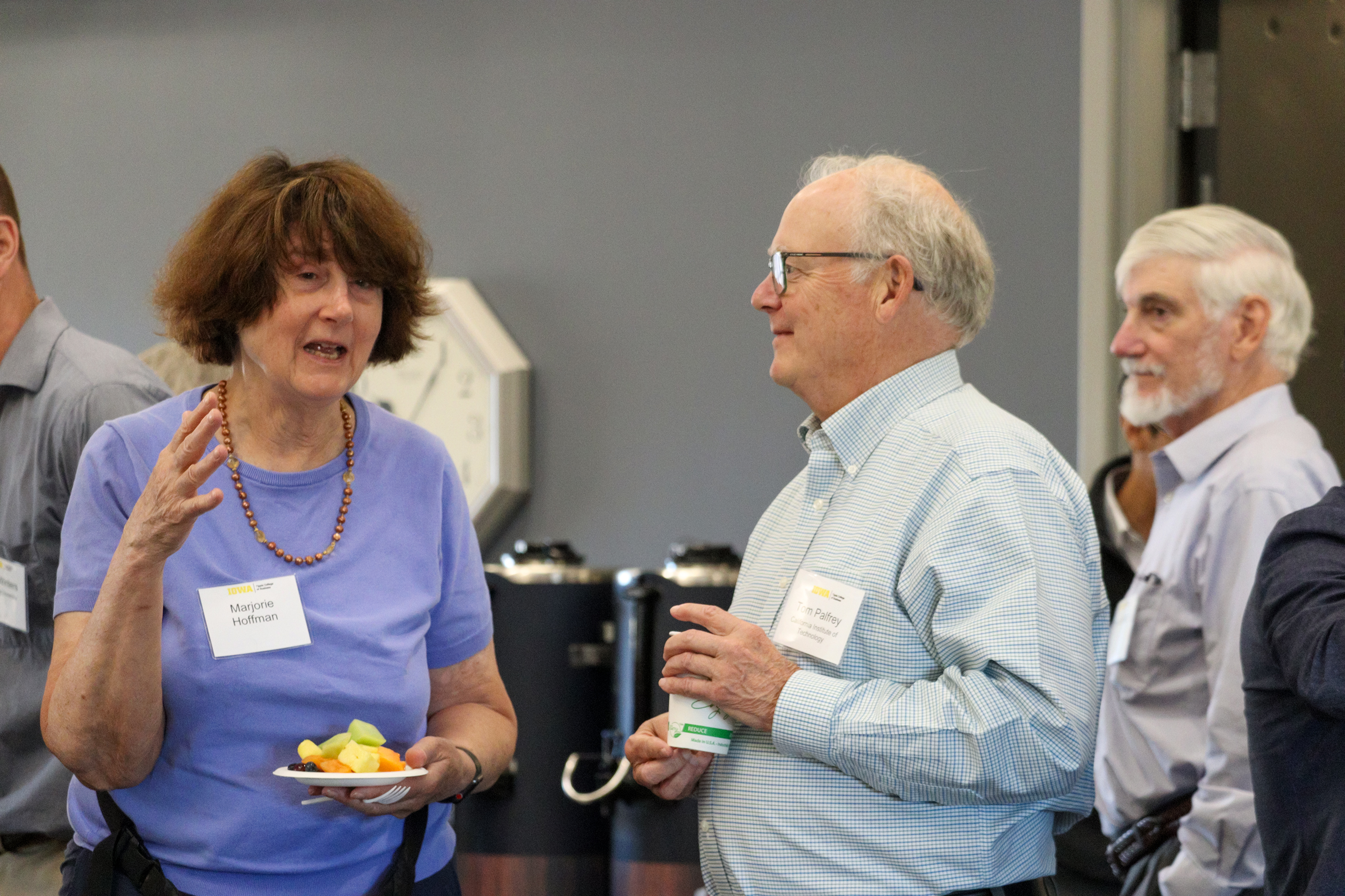 Moarjorie Hoffman, Tom Palfrey, and Chris Bublitz