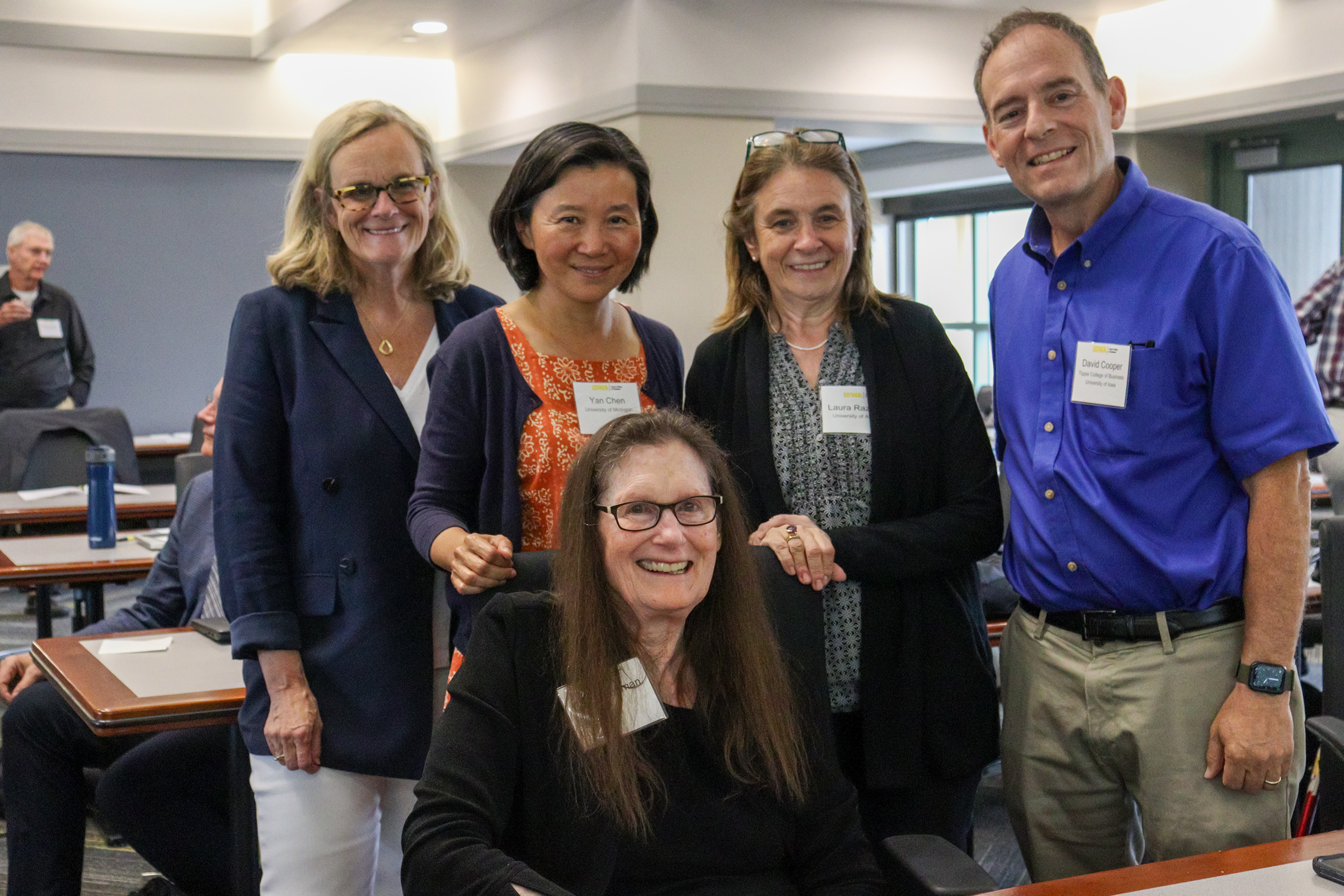 Betsy with conference organizers